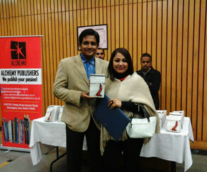 At-the-launch-of-In-Pursuit-of-a-lesser-offence-with-author-and-scriptwriter-Tuhin-A-Sinha
