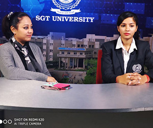 SGT University Campus TV interview