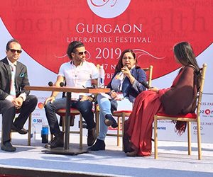 GLF 2019 Panel Discussion - author sharing her views on marriage and mental health
