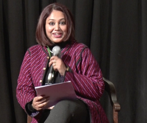 Sujata plays the role of one of her own characters from her short story collection THAT WOMAN YOU SEE