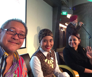 Writers Talking with authors Okky Madasari Indonesia and Alfred Y Yuson Phillippines in SMU Singapore